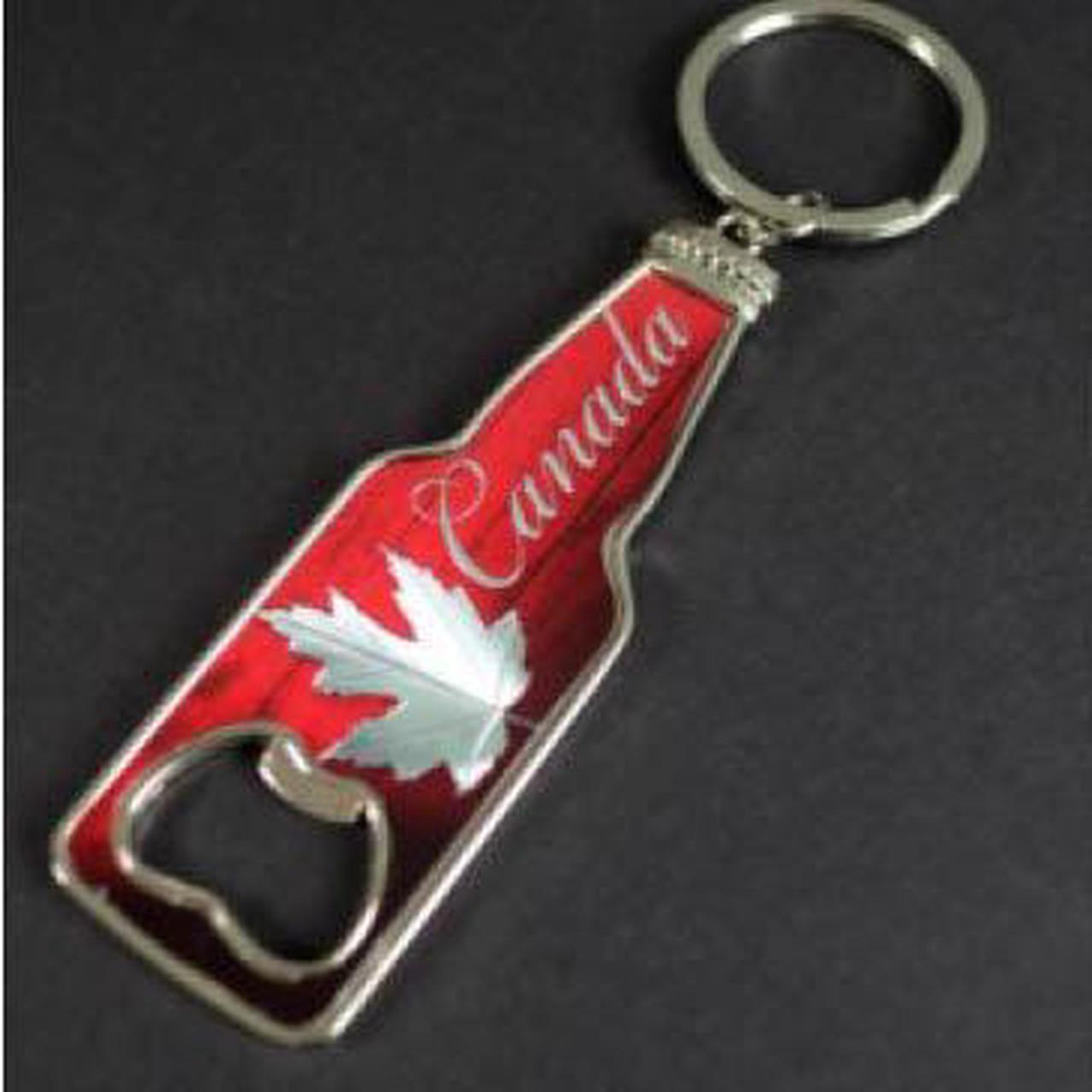 01250 - CANADA SOUVENIR KEYCHAIN WITH BOTTLE OPENER