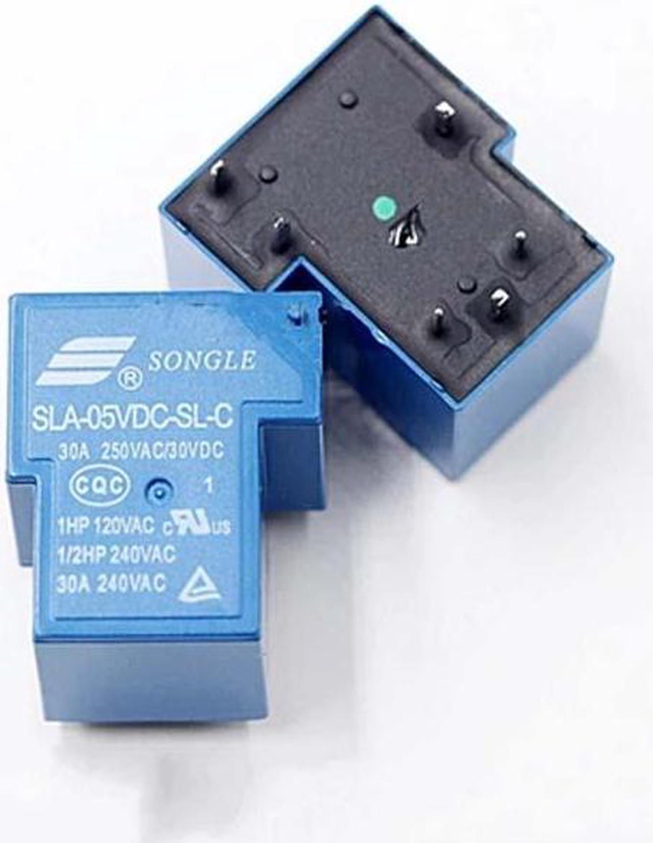 SLA-12VDC-SL-C - RELAY DC 12V 1P2T 30A AUTO PCMT 6P 1 FORM C 240VAC