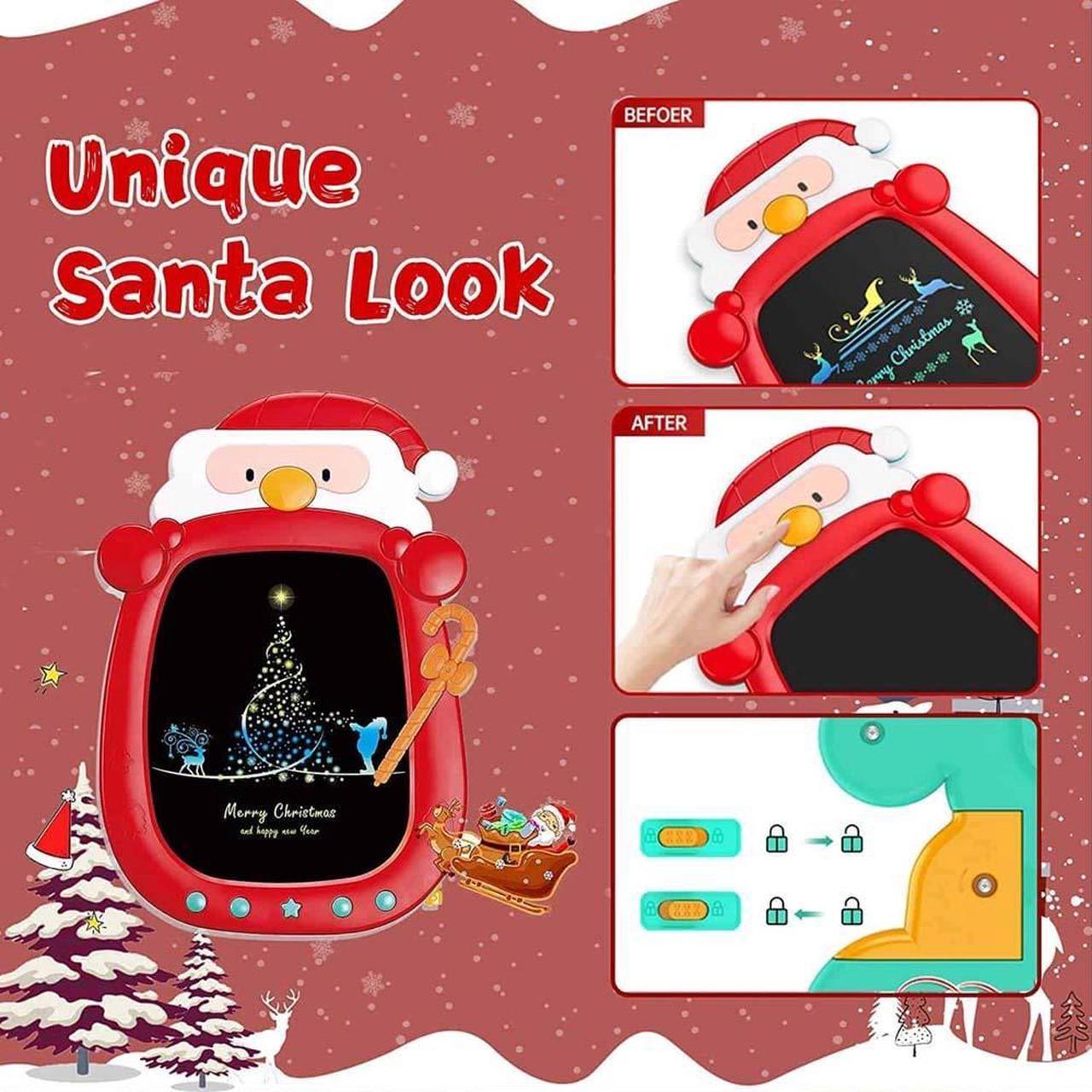 X0030MQ14D - SANTA LEARN AND DRAW TOY BOARD 8.5INCH LCD BOARD