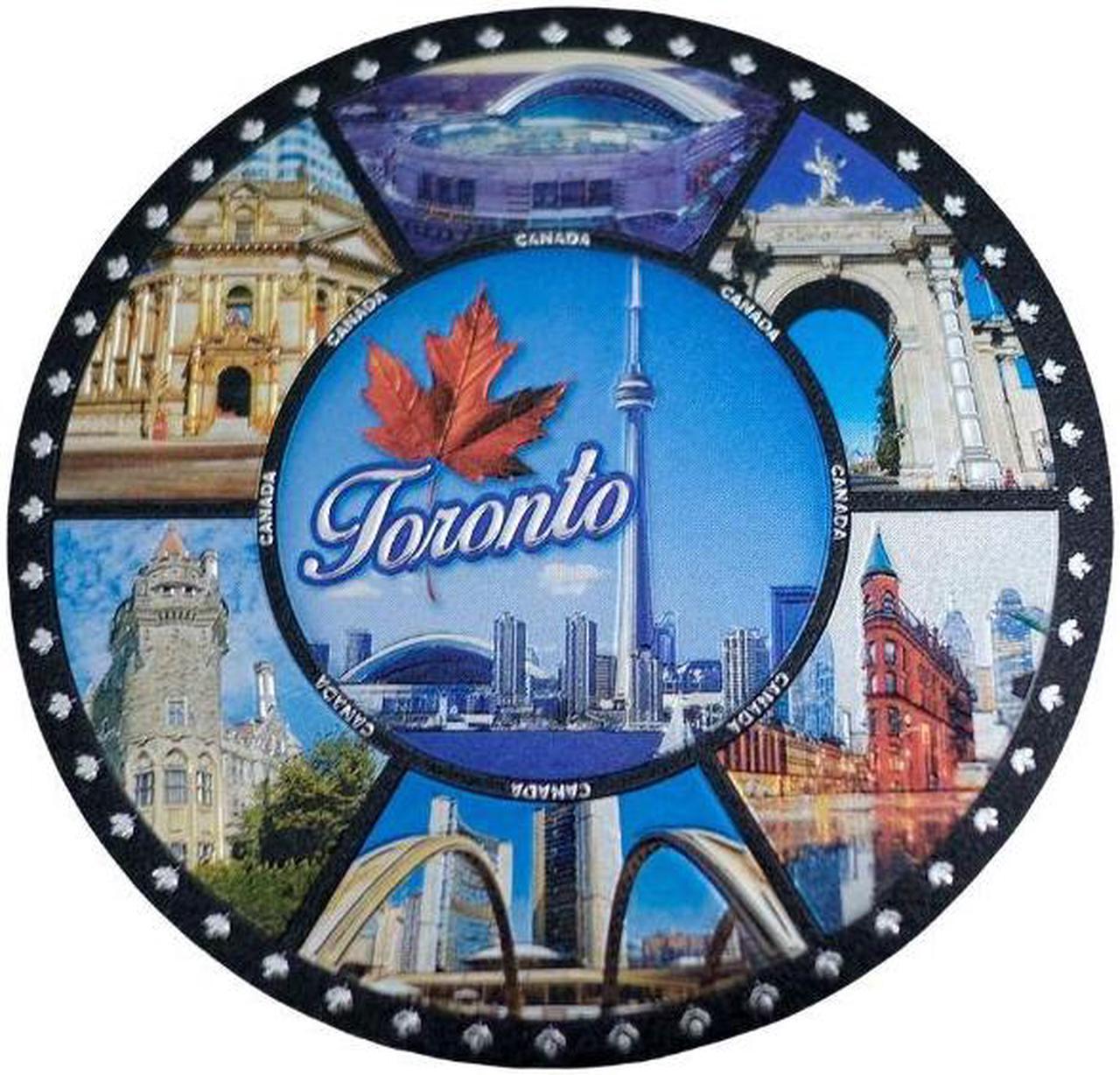 02313 - TORONTO ROUND FOIL MAGNET 3.35 D