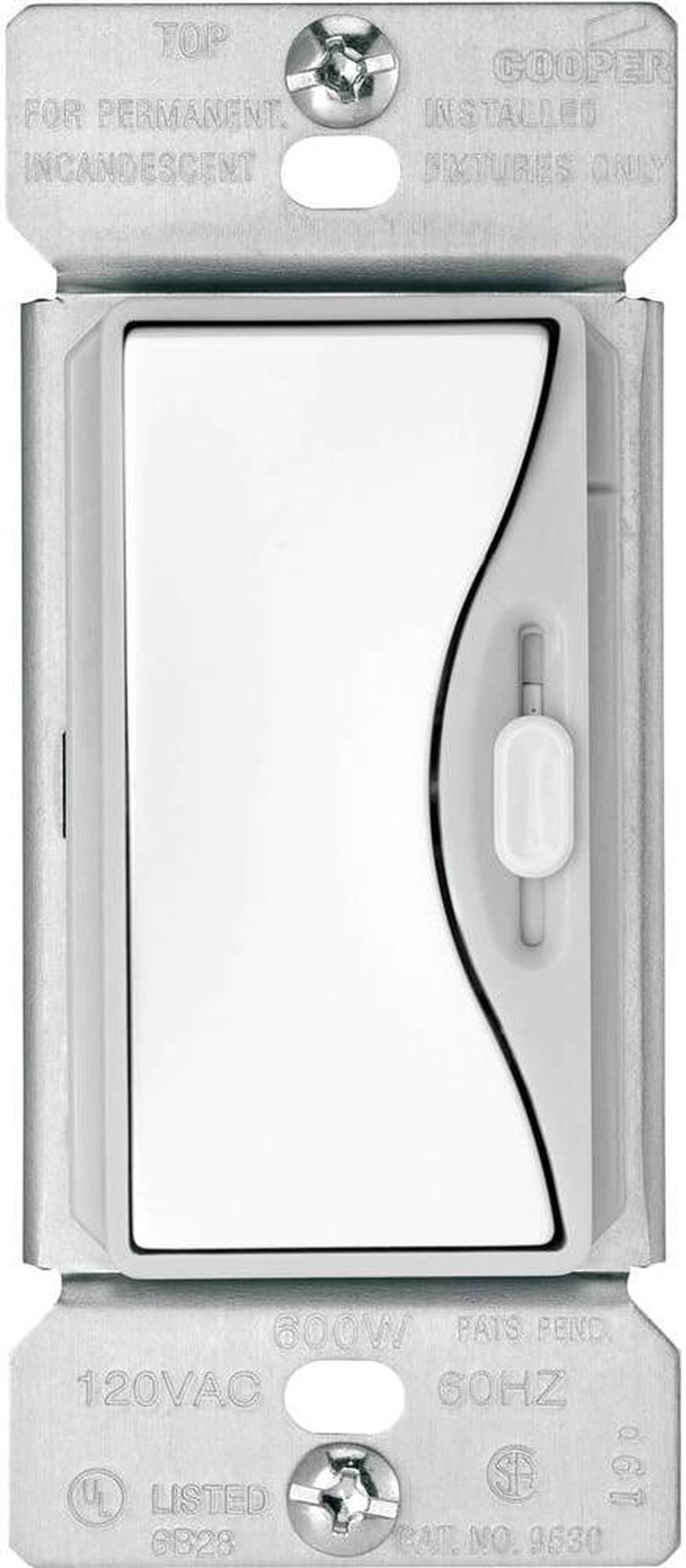 9530WS-K - DIMMER SLIDE WITH PRESET 3-WAY 600W 120VAC