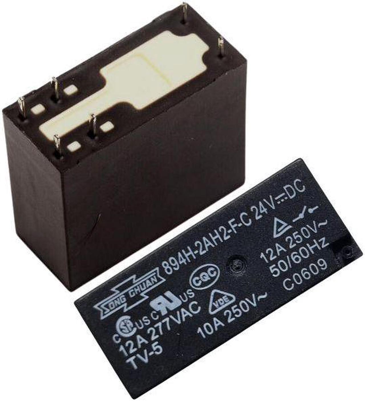 894H-2AH2-F-C - RELAY DC 24V 2P1T 12A 6P PCMT 12A/277VAC