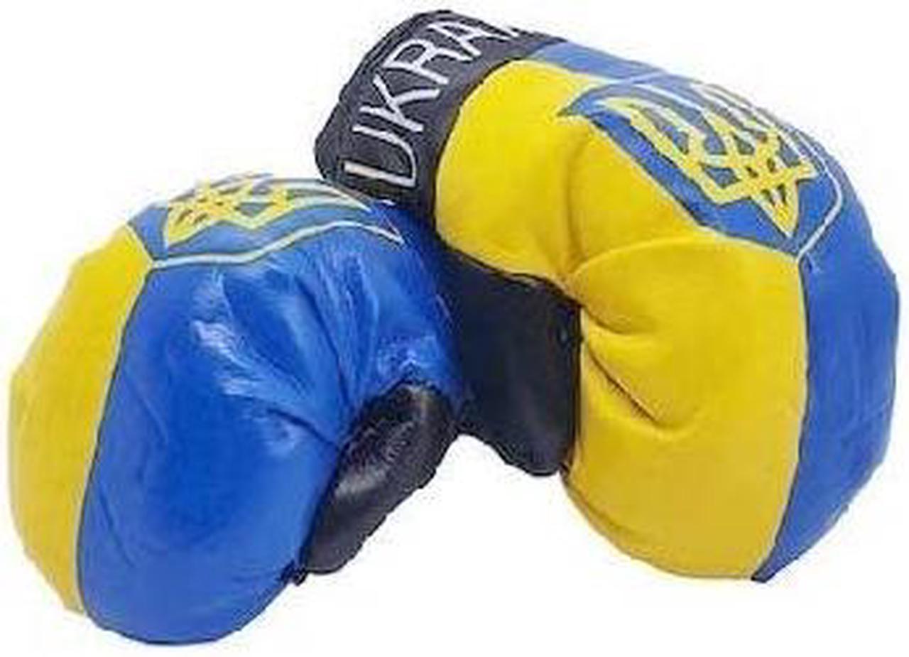 15417 - UKRAINE SOUVENIR BOXING GLOVES MINI