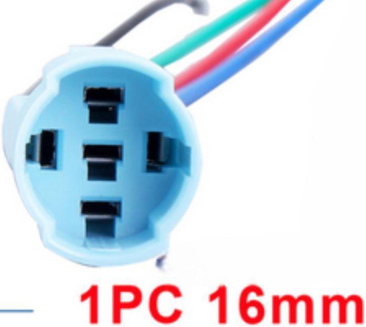 SCDY-9999 - SWITCH SOCKET 5P WITH WIRES FOR 16MM RND SWITCHES