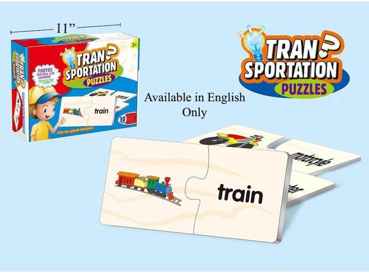 12017 - TRANSPORTATION PUZZLE SET 30PC