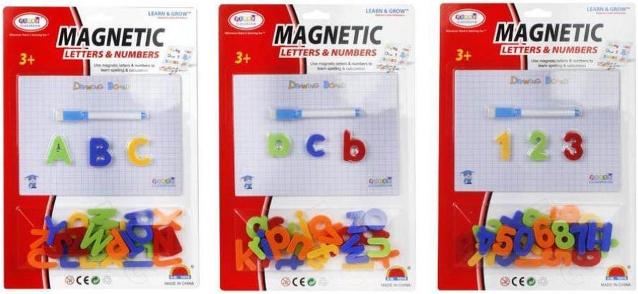 09711 - MAGNETIC NUMBERS AND LETTERS ASSORTED CARDS