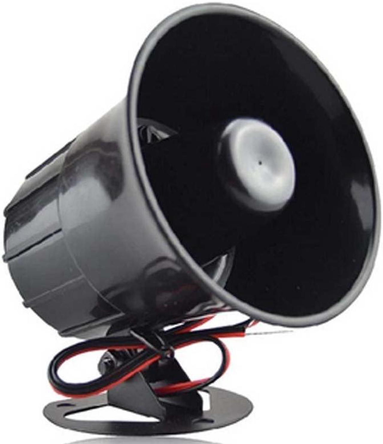 ES-626 SIREN - SIREN 12V 106MM DIA 110DB 15W BLACK 1 TONE