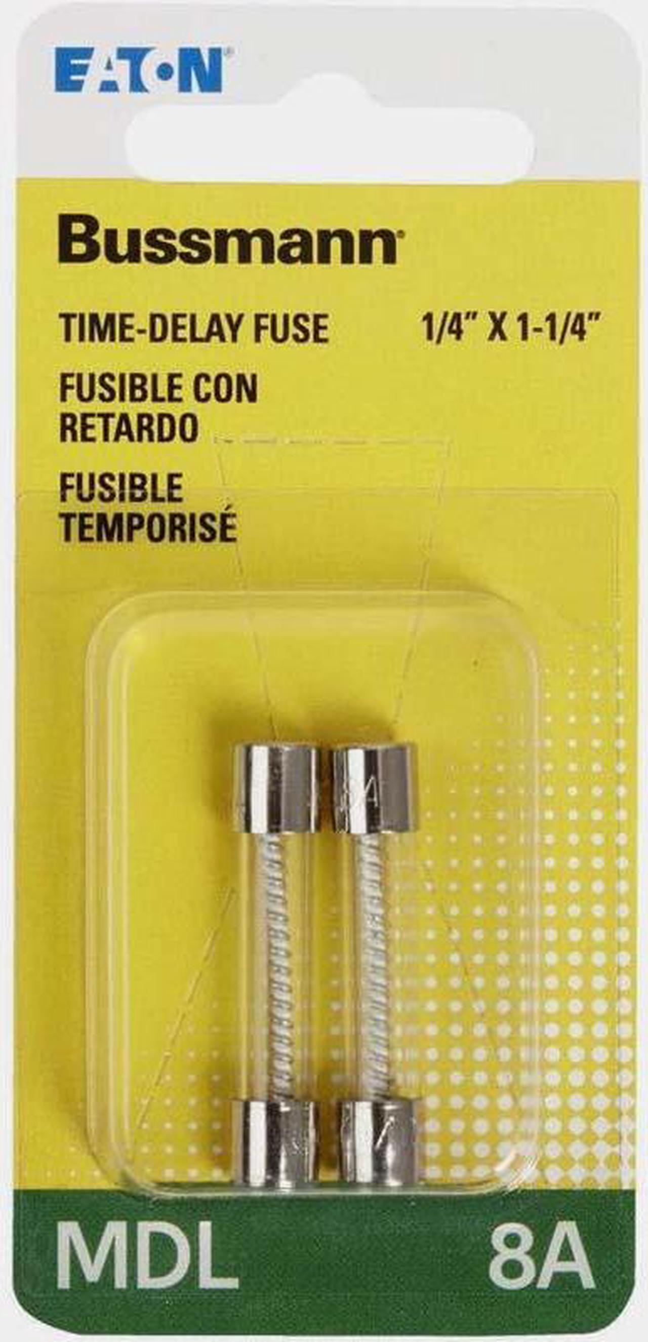 BP/MDL-8 - FUSE SB 8A 250V 6X32MM GLASS  (2 pcs/pkg)