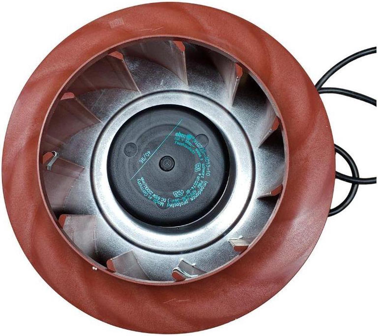 R1G225-AC13-10 - IMPELLER MOTORIZED 48VDC 68W 8.9INX3.5 ROUND WITH WIRE