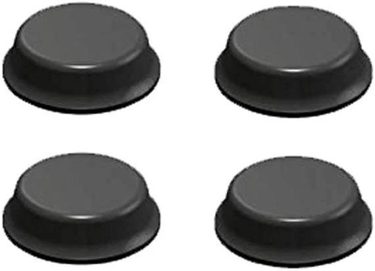 Alt view image 2 of 2 - 54-880-24 - FEET RUBBER ROUND 13X6MM ADHESIV ADHESIVE BLK (24 pcs/pkg)