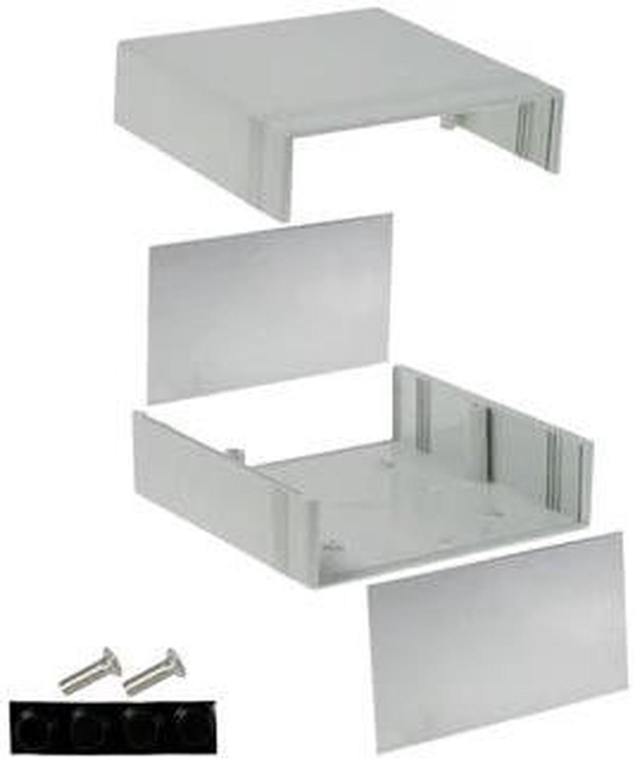 1598ESGYPBK - PROJECT BOX 6.3X6.3X3.4IN PLAS GREY