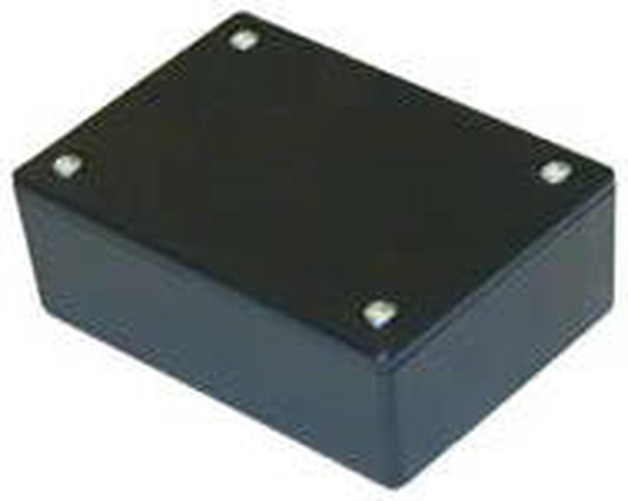 K-FLX-2535 BLK - PROJECT BOX 3.5X2.5X1.3IN PLAS BLACK PCB:1.50INX3.00IN