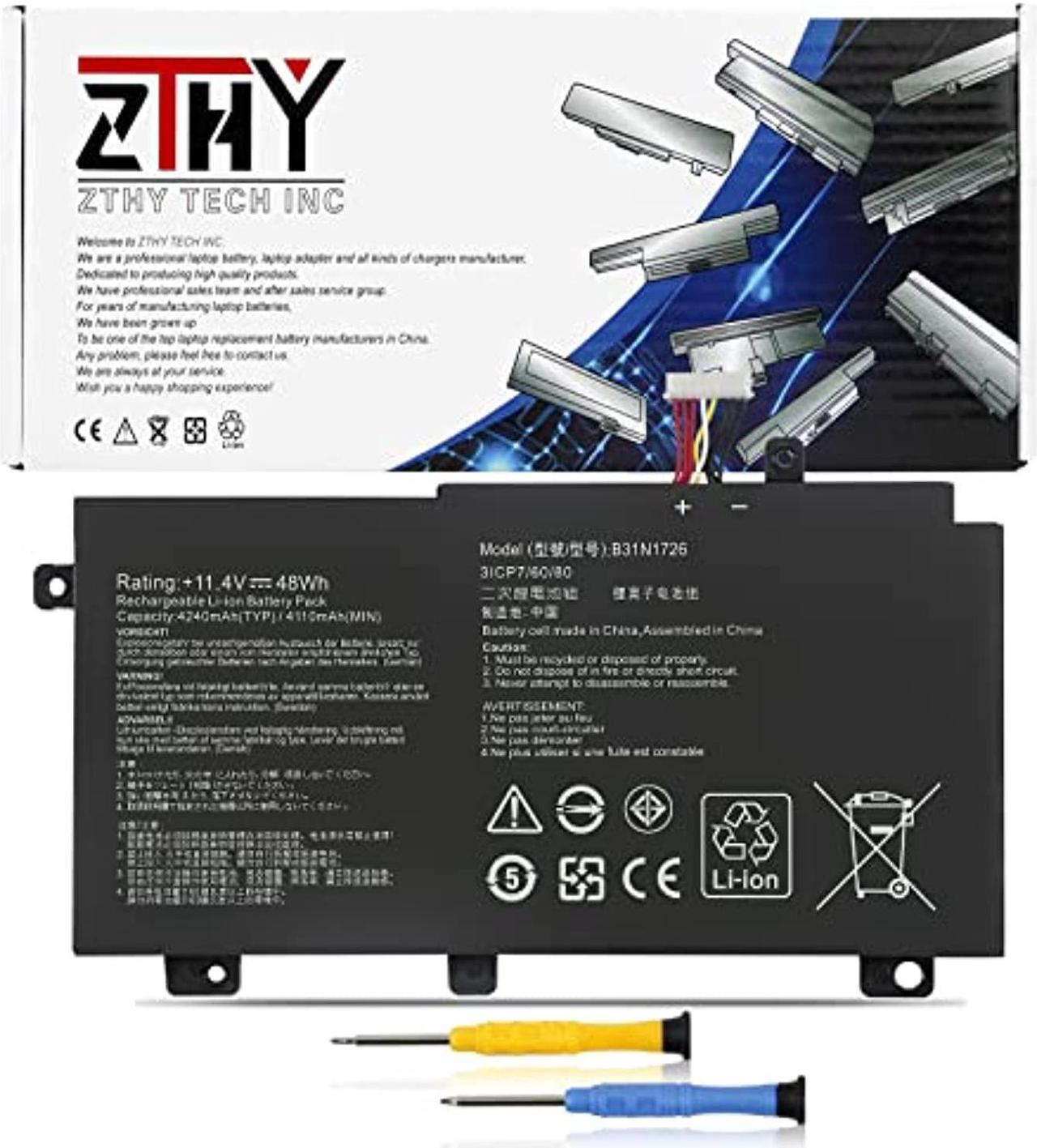 Main image of B31n1726 Laptop Battery Replacement For Asus Tuf Gaming Fx504 Fx504g Fx504gd Fx504ge Fx504gm Fx505 Fx505dt Fx505du Fx505dv Fx505gt Fx505gd Fx505gm Fx80 Fx80g Fx80gd Fx80ge Fx80gm Fx86 Fx86fm