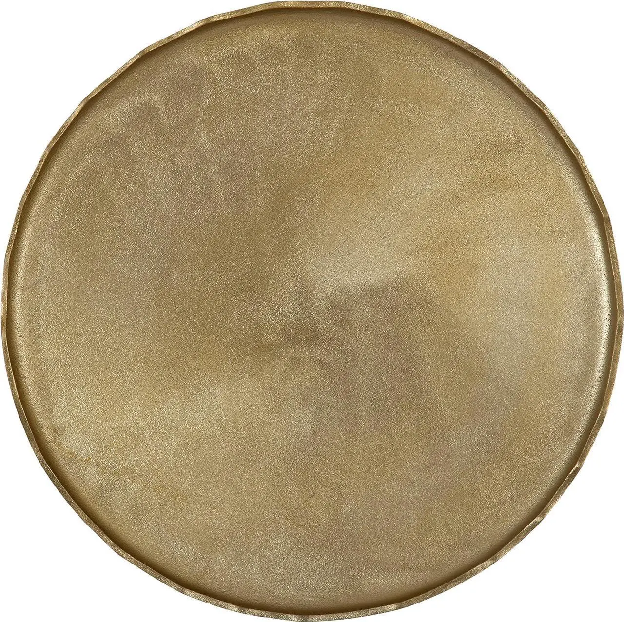 Alt view image 7 of 7 - Kate and Laurel Alessia Modern Coffee Table, 25 x 25 x 15, Gold, Metal Coffee Table with Antique Detailing for Storage and Display