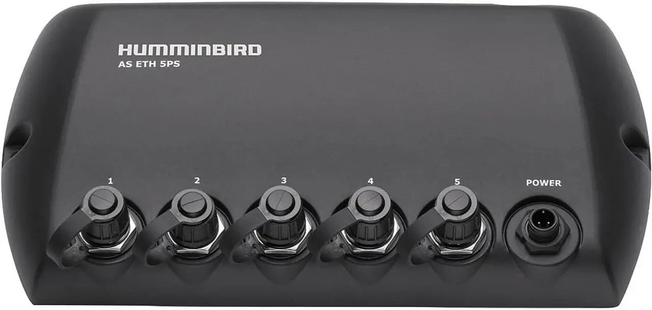 Main image of Humminbird 408450-1 5 Port Ethernet Switch , Black