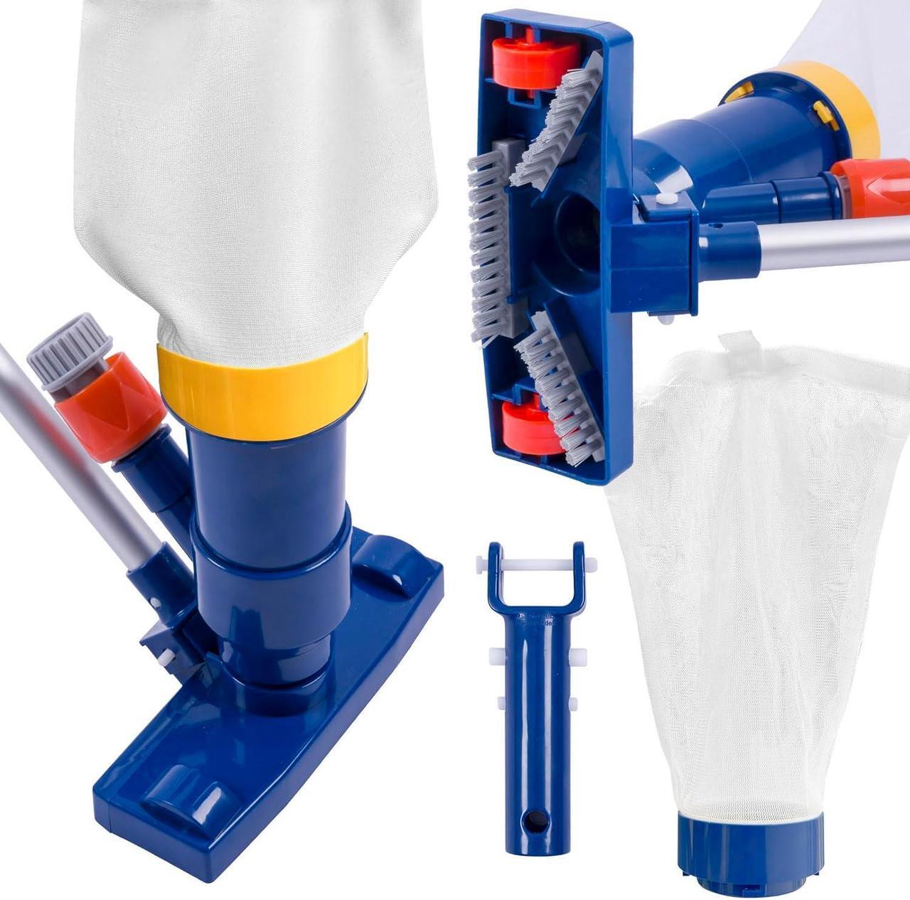 Main image of Portable Pool Vacuum Jet Underwater Cleaner (2024 Upgrade)with Fine Mesh Bag& 56" Pole, Handheld Jet Pool Vacuum for Above Ground Pool, Underwater Spa Pool Vacuum Cleaner Attach to Garden Hose