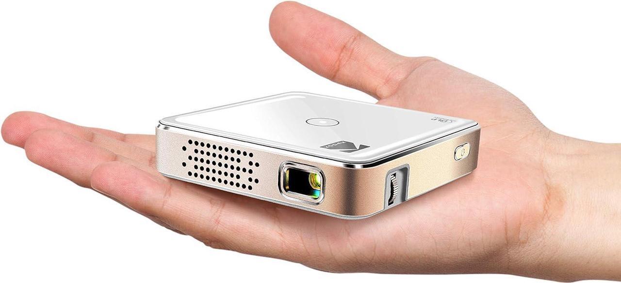 Main image of Kodak Ultra Mini Portable Projector - HD 1080p support LED DLP Rechargeable Pico Projector - 100" Display, Built-in Speaker - HDMI, USB and Micro SD - Compatible with iPhone iPad, Android Phones