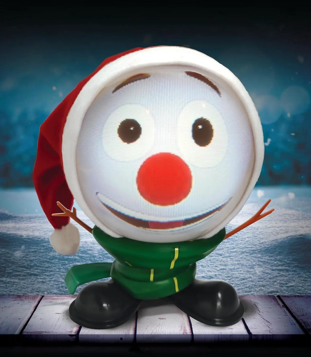 Alt view image 4 of 7 - Animated Snowman with Built in Projector & Speaker Plug'n Play