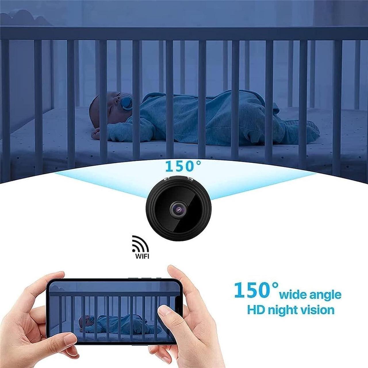 Alt view image 4 of 7 - Spy Focus Magnetic Mini Security Camera Outdoor,Spyfocus Camara,CamTrix Mini 1080p HD Wireless Magnetic Security Camera Nanny Cam Hidden Camera with Motion Detection Night Vision for Home (2PCS-Black)