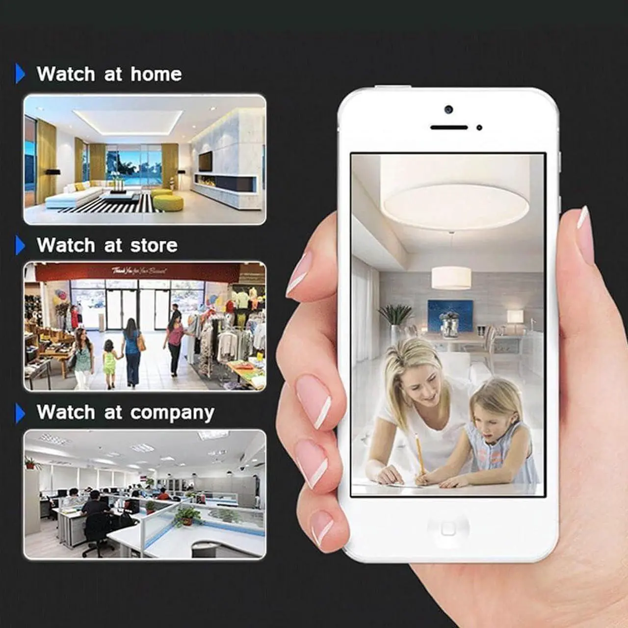 Alt view image 4 of 7 - Camtrix Magnetic Mini Security Camera,Camtrix Security Camera, Camtrix Camera,Camtrix Mini 1080p Hd Wireless Magnetic Security Camera with App for Home Indoor Outdoor (3PCS)