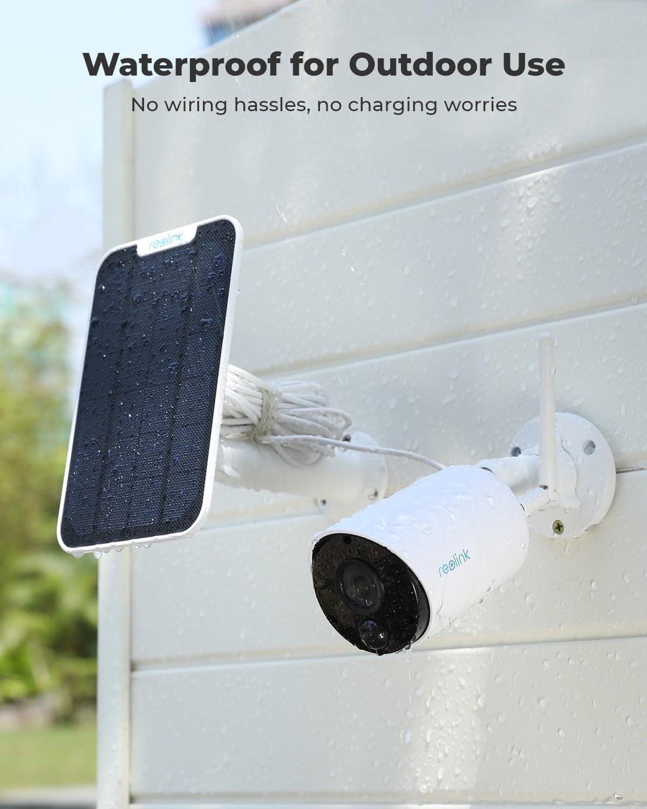 Alt view image 6 of 7 - REOLINK Argus Eco+SP - 2K Solar WiFi Security Cameras Outdoor Wireless, No Hub Needed, 3MP Night Vision, Human/Vehicle Detection, Solar Powered Wireless Home Security Camera Works with Alexa