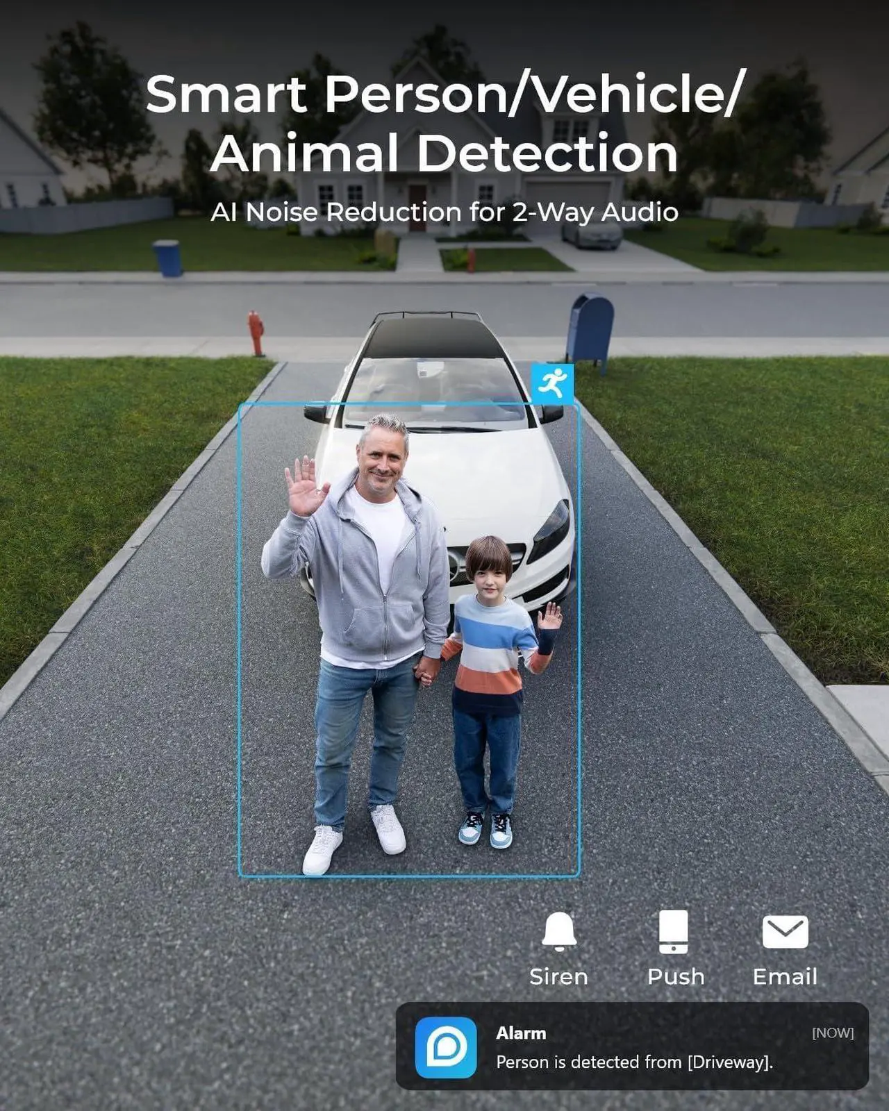 Alt view image 6 of 7 - REOLINK Duo 3 PoE 16MP UHD Dual-Lens PoE Security Camera with 180° Panoramic View, Motion Track, F1.6 Color Night Vision, Person/Vehicle/Animal Detection, 2 Way Audio, Supports 24/7 Recording