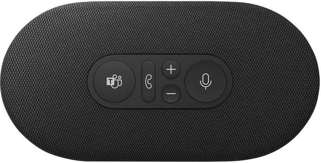 Main image of Microsoft Modern USB-C Speaker, Certified for Microsoft Teams, 2- Way Compact Stereo Speaker, Call Controls, Noise Reducing Microphone. Wired USB-C Connection,Black
