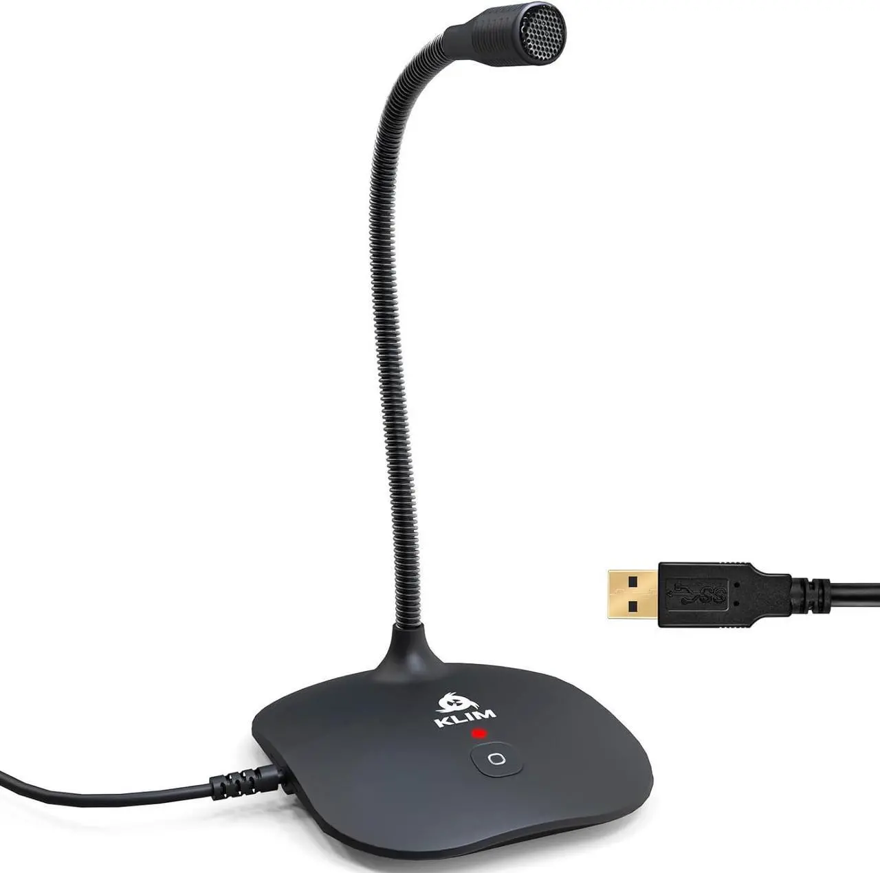 Main image of Talk USB Desk Microphone for Computer - New Version 2024 - Compatible with Any PC Laptop Mac PS4 - Professional Desktop Mic with Stand - Recording Gaming Streaming YouTube Podcast Mics