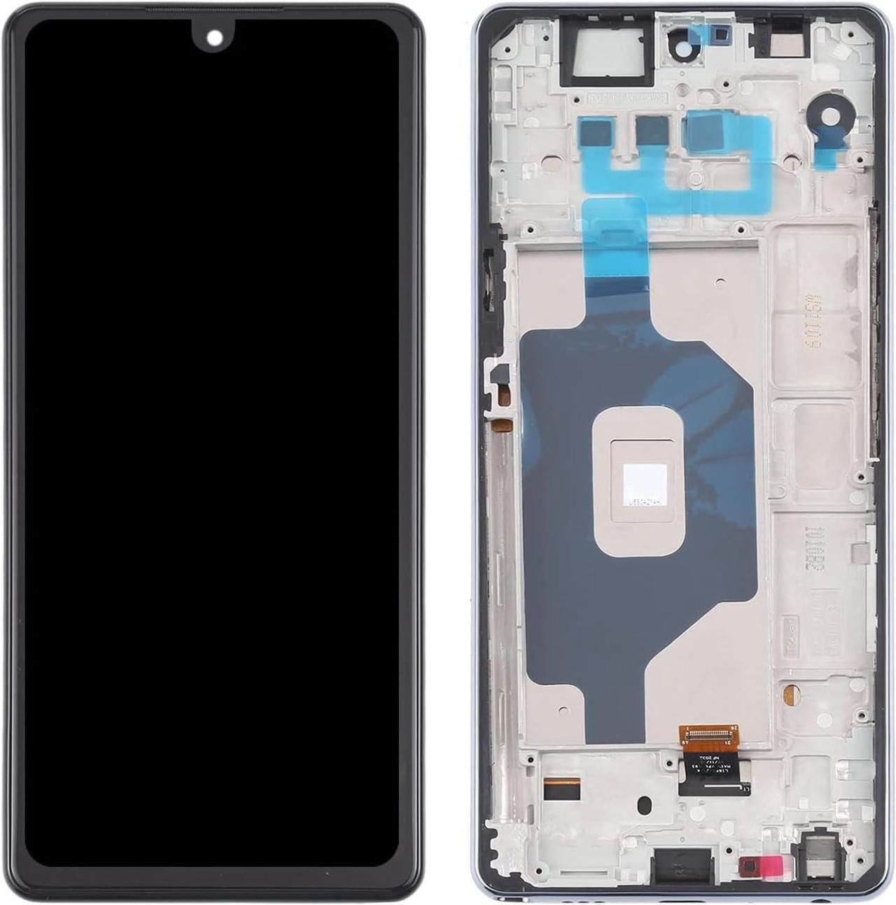 Alt view image 3 of 7 - For LG Stylo 6 Screen Replacement with Frame for Stylo 6 Replacement Screen kit Q730 2020 Q730 Q730am Q730Ttm Q730nm lcd display glass digitizer Touch Screen Assembly 6.8 inch Black