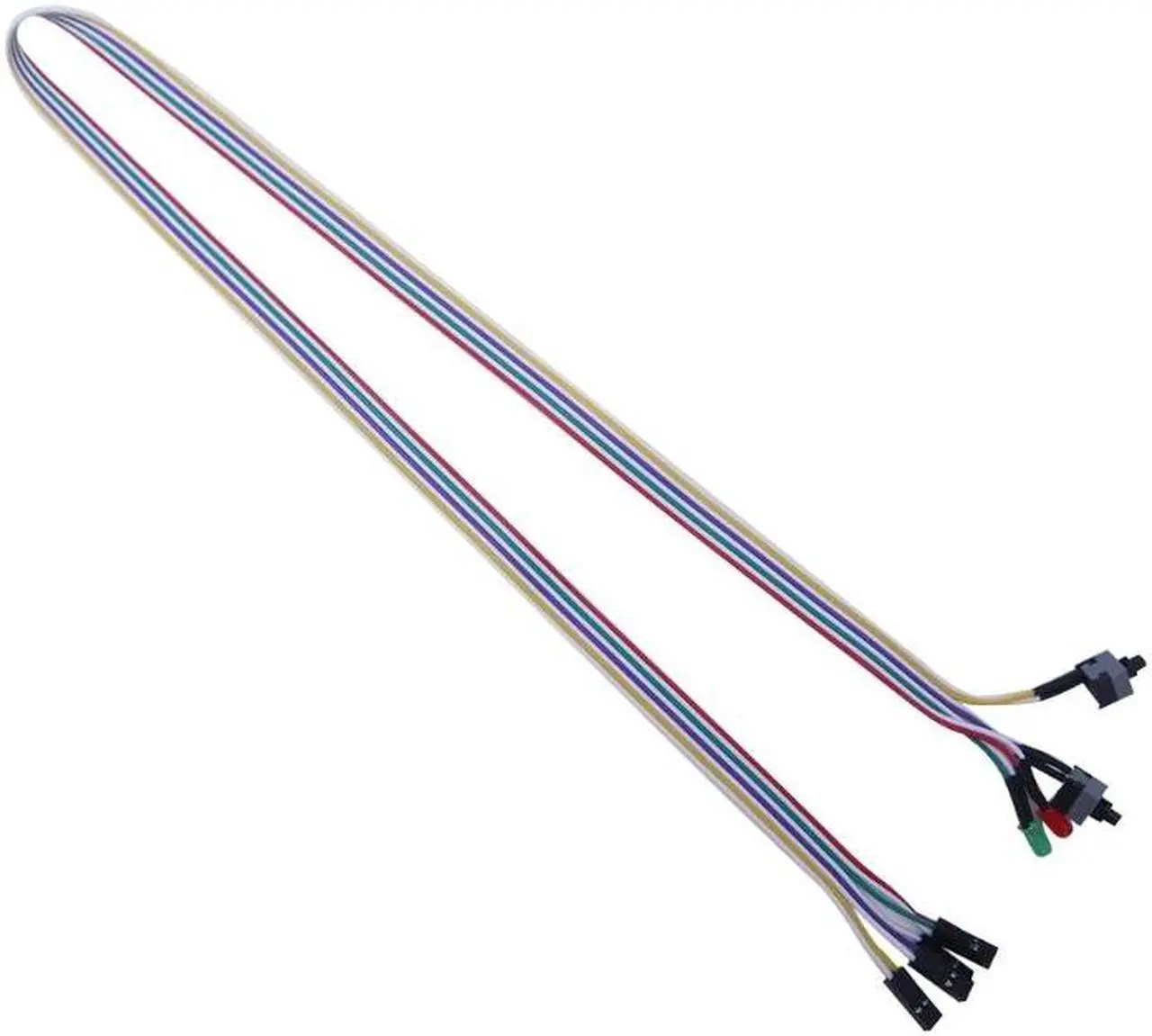 Main image of PC Motherboard Atx Power Supply On/Off Push Button Reset  Cables for Desktop PC Computer for Case