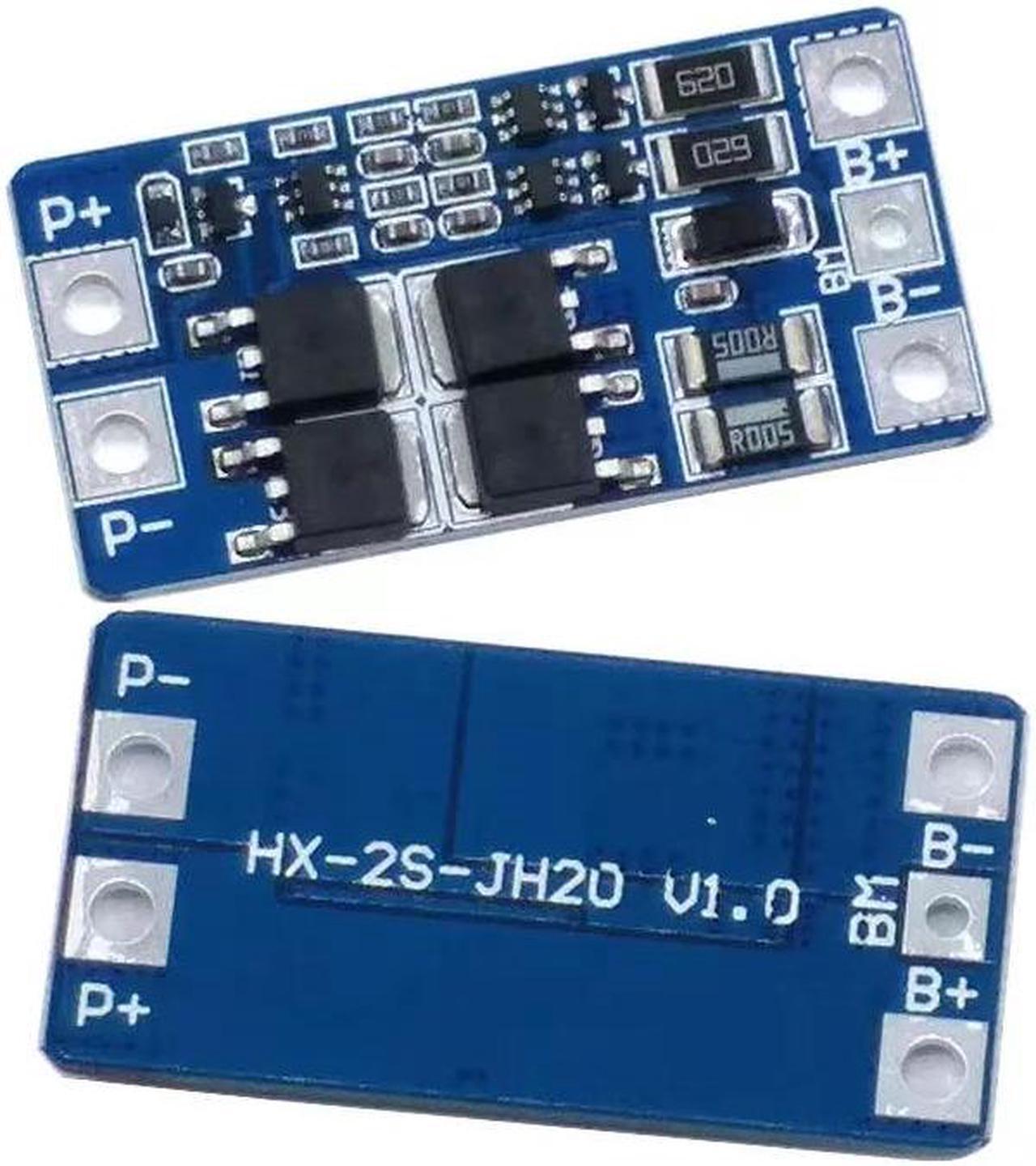 Main image of 1PCS 2S 10A 7.4V 18650 lithium battery protection board 8.4V balanced function/overcharged protection