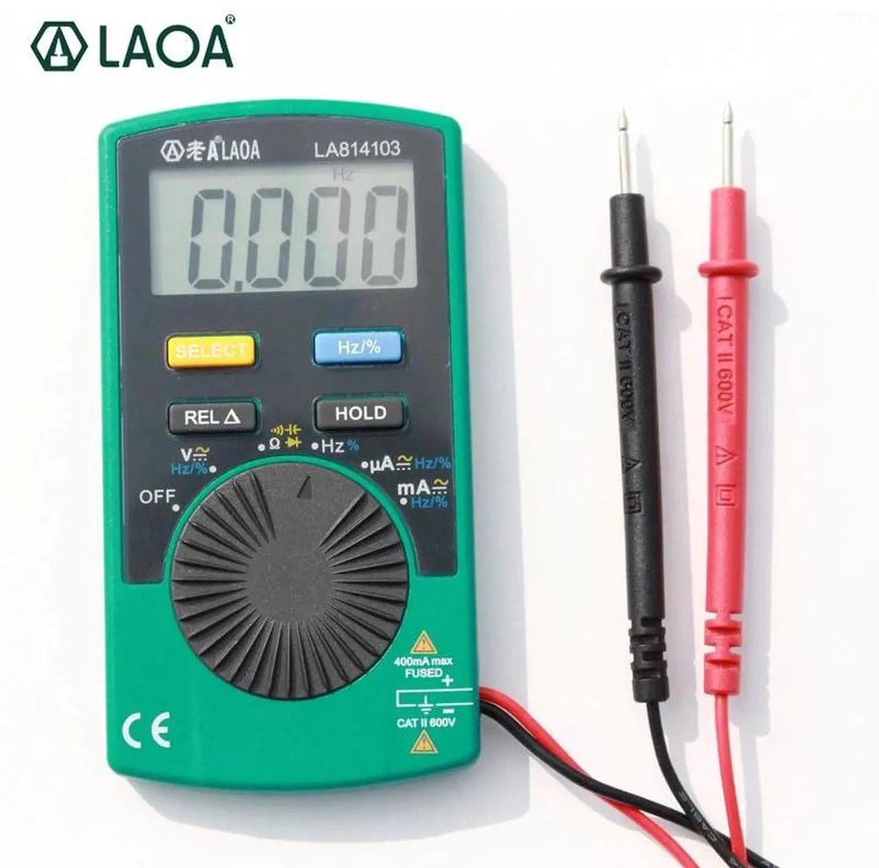 Alt view image 4 of 7 - First picture~ Digital Multimeter  AC/DC Ammeter Voltmeter Ohm portable Meter voltage meter Clamp Multimeter probe professional Tools(Blue LA814104
)