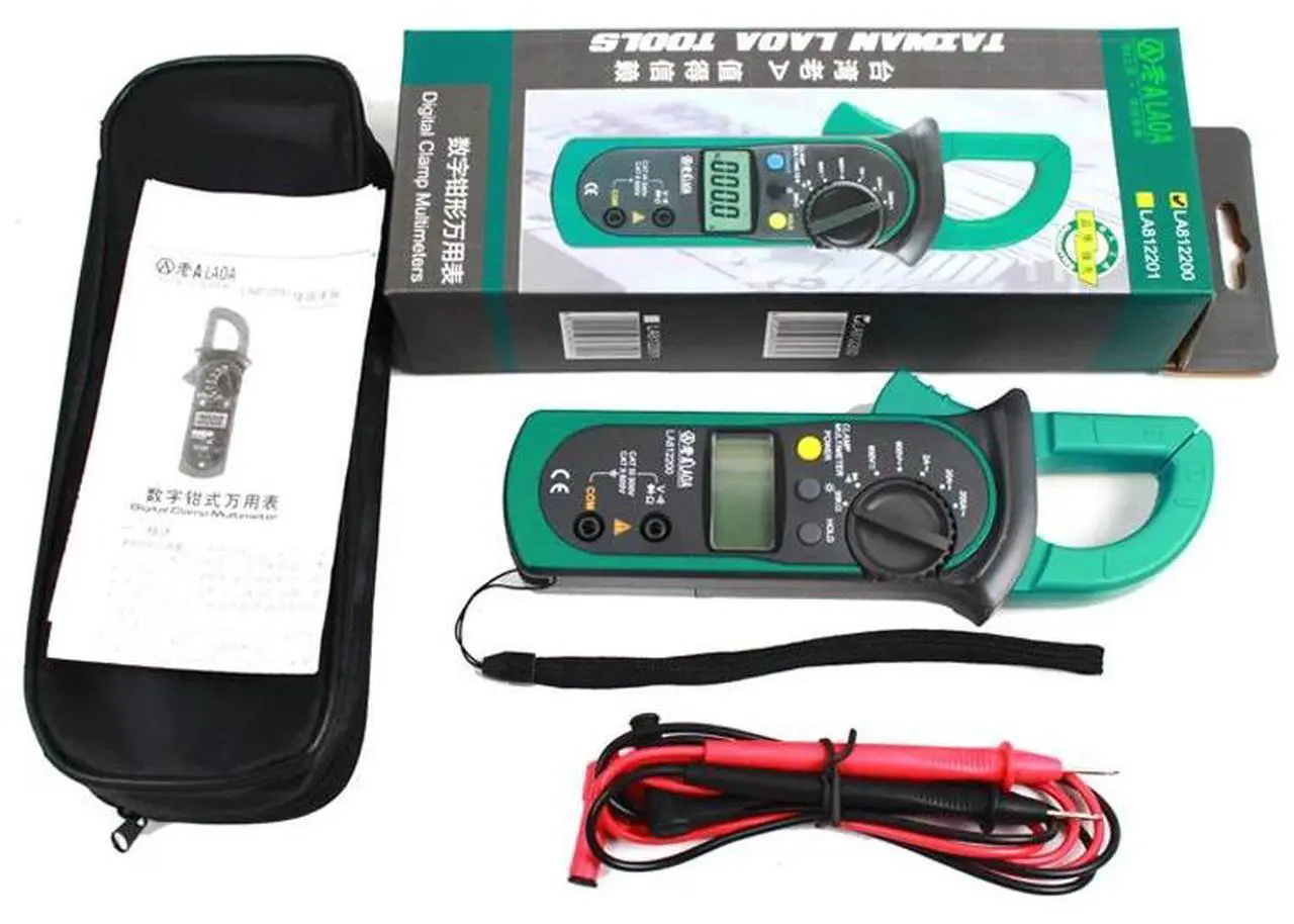 Alt view image 5 of 7 - First picture~ Digital Multimeter  AC/DC Ammeter Voltmeter Ohm portable Meter voltage meter Clamp Multimeter probe professional Tools(Blue LA814104
)