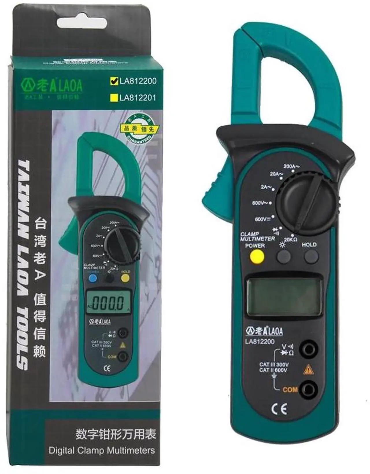 Alt view image 7 of 7 - First picture~ Digital Multimeter  AC/DC Ammeter Voltmeter Ohm portable Meter voltage meter Clamp Multimeter probe professional Tools(Blue LA814104
)