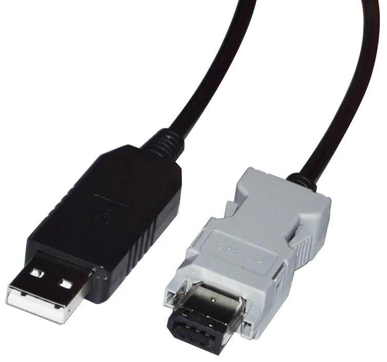 Alt view image 4 of 6 - FTDI USB TO SM-6P ENCODER RS232 SERIAL IEEE1394 COMMUNICATION CABLE FOR SCHNEIDER LXM SERIES SERVO DRIVE CN3 PORT LINK TO PC 
3M Length