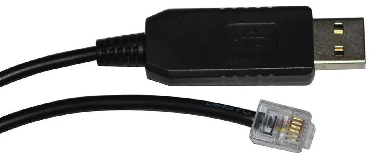 Alt view image 4 of 6 - FTDI FT232RL USB TO J5 A 6-PIN RJ-12 RJ-11 CONNECTOR RS232 SERIAL COMMUNICATION CABLE FOR S200 SYNQNET CAN BASE UNIT AC DC DRIVE 
(1.8M Length)