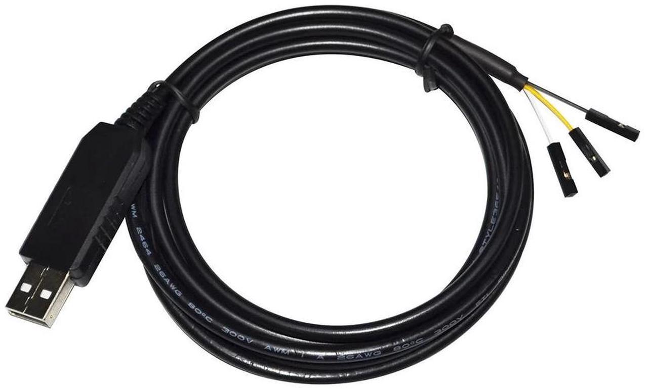 Main image of FTDI FT232RL USB UART TTL 3V3 TO 3P Dupont 3x0.1" Single Pole Connectors TTL-232R-RPi Debug Cable for Raspberry Pi with Txd Rxd (TTL 5V)
1M Length(1M Length)