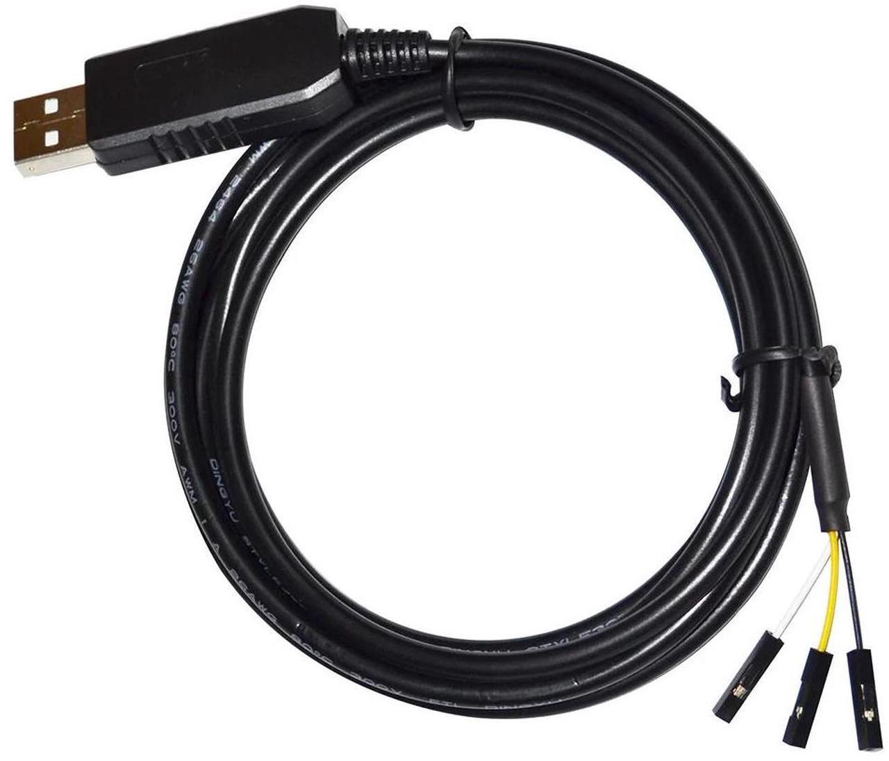 Alt view image 2 of 6 - FTDI FT232RL USB UART TTL 3V3 TO 3P Dupont 3x0.1" Single Pole Connectors TTL-232R-RPi Debug Cable for Raspberry Pi with Txd Rxd (TTL 5V)
1M Length(1M Length)