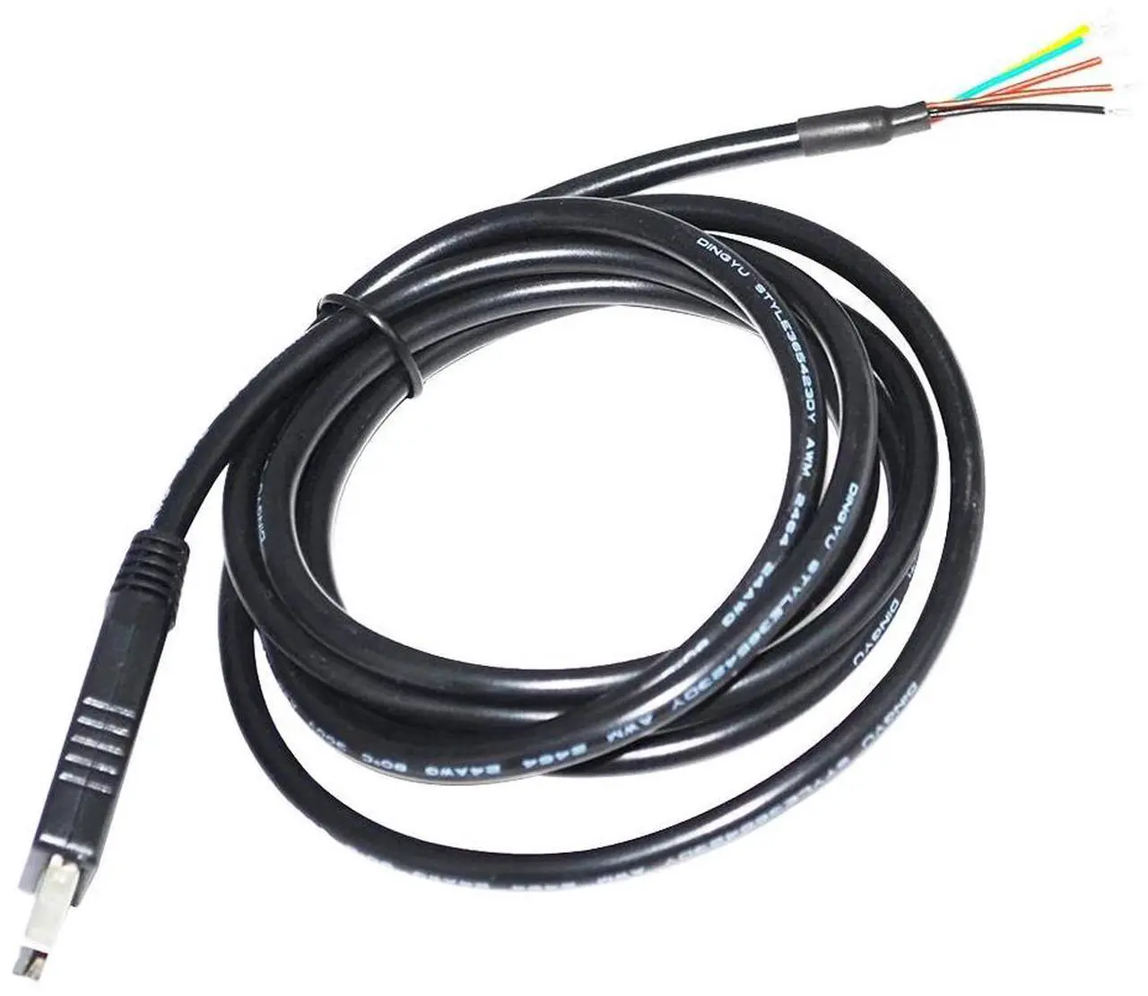 Alt view image 2 of 6 - INDUSTRIAL FTDI FT232RL CHIP USB TO RS232 CONVERTER 6PIN 6P WE WIRE END OPEN SERIAL CABLE COMPATIBLE WITH USB-RS232-WE-1800-BT 
(1.8M Length)