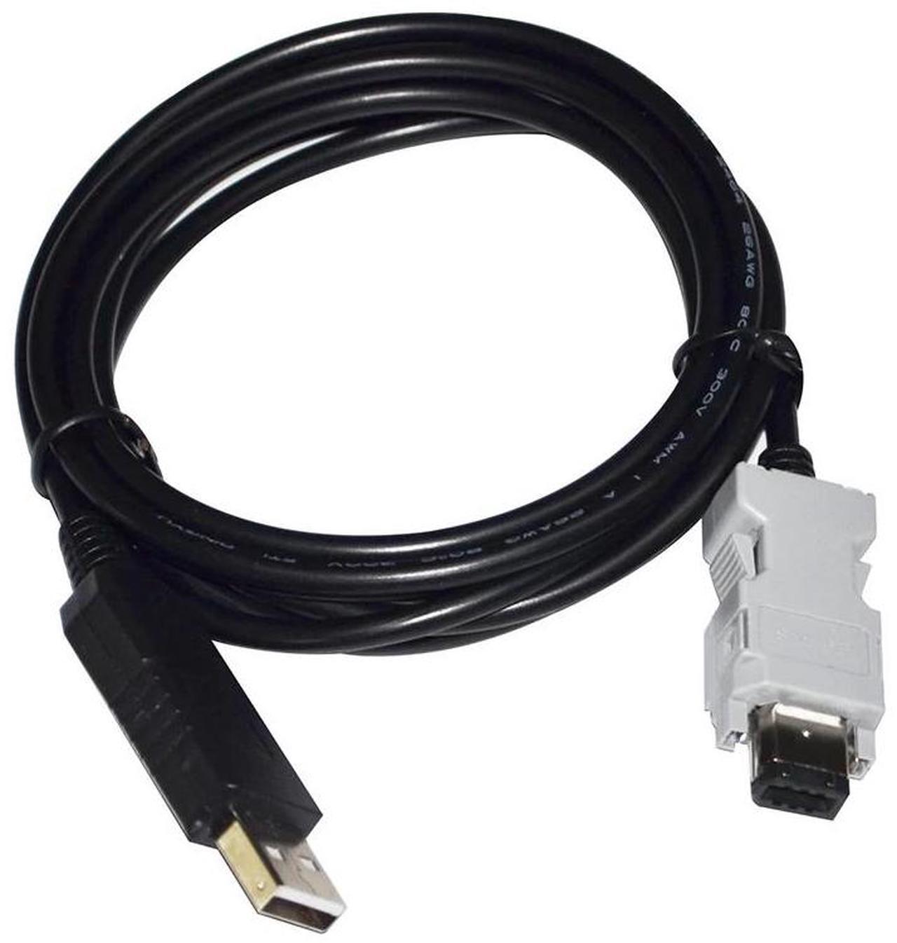 Main image of FTDI USB TO SM-6P ENCODER RS232 SERIAL IEEE1394 COMMUNICATION CABLE FOR SCHNEIDER LXM SERIES SERVO DRIVE CN3 PORT LINK TO PC 
3M Length