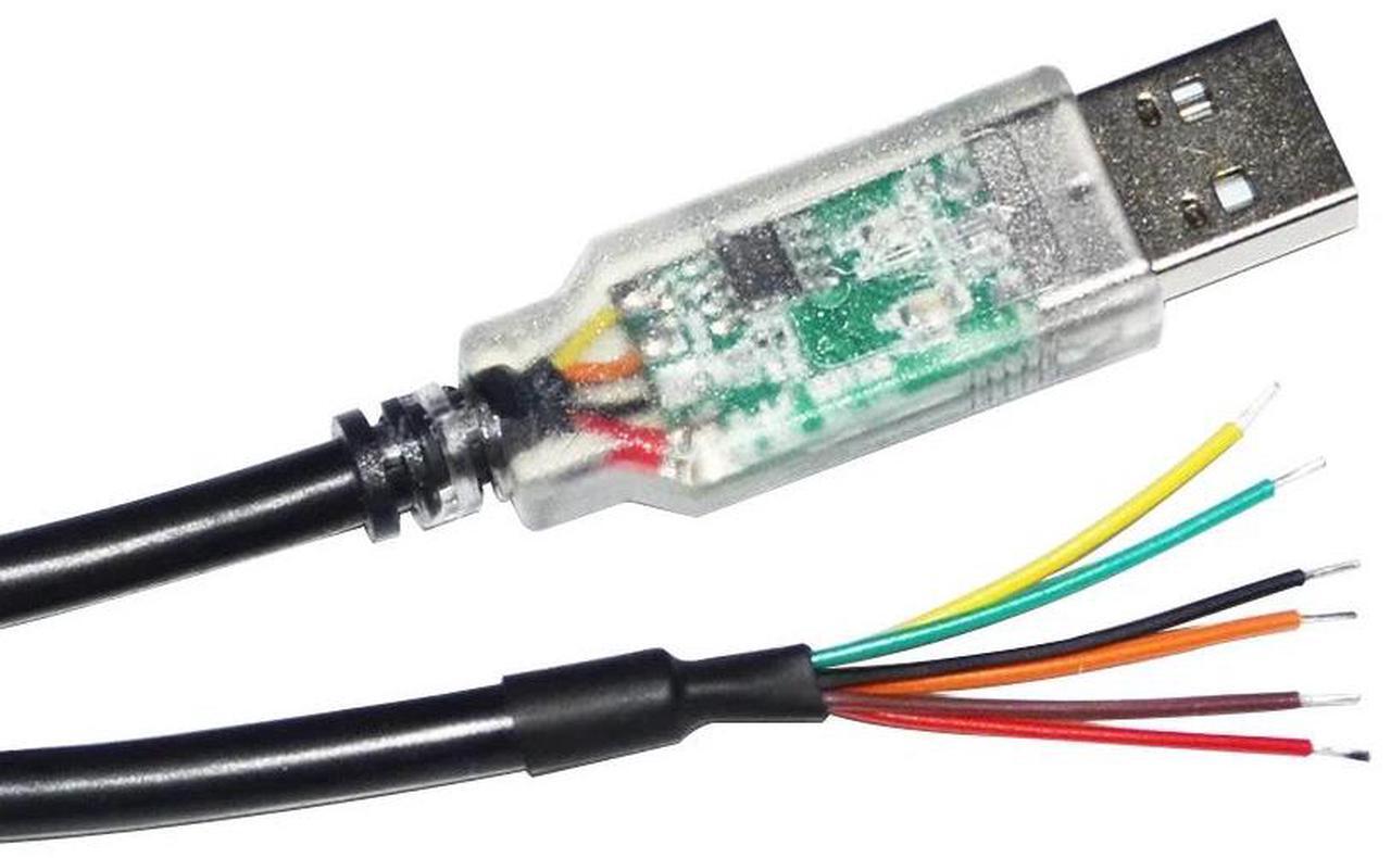 Alt view image 3 of 6 - INDUSTRIAL FTDI FT232RQ CHIP USB TO RS485 CONVERTER 6 CORE WIRE END CABLE COMPATIBLE USB-RS485-WE-1800-BT GND DATA A+ B- 120R (1.8M Length)