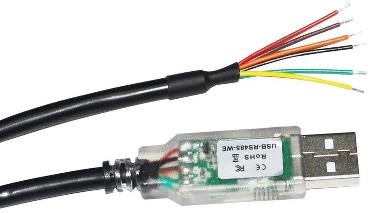 Alt view image 4 of 6 - INDUSTRIAL FTDI FT232RQ CHIP USB TO RS485 CONVERTER 6 CORE WIRE END CABLE COMPATIBLE USB-RS485-WE-1800-BT GND DATA A+ B- 120R (1.8M Length)