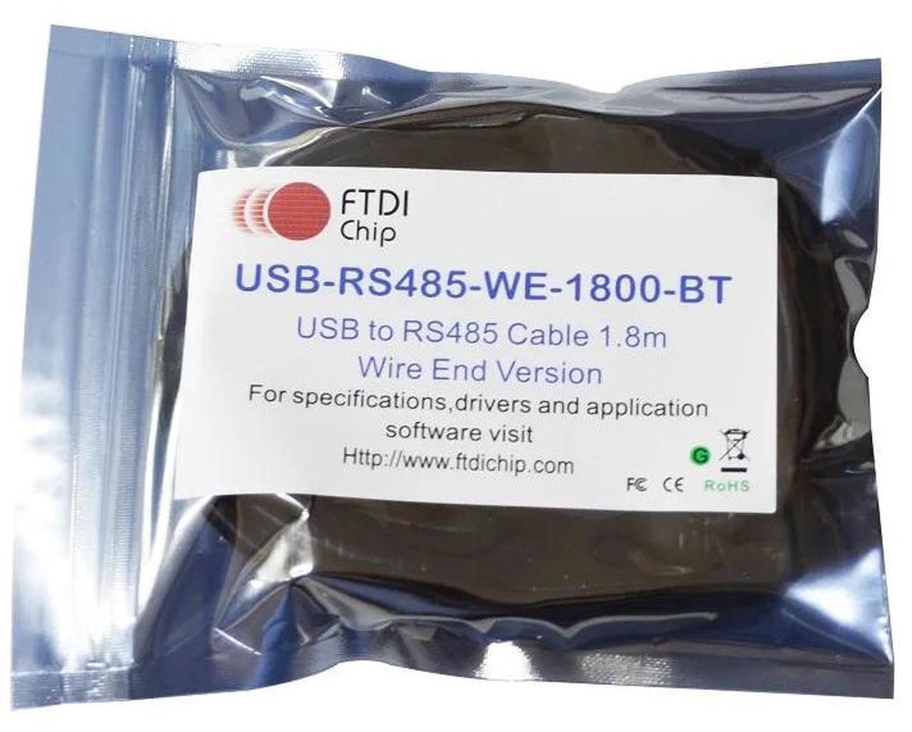 Alt view image 6 of 6 - INDUSTRIAL FTDI FT232RQ CHIP USB TO RS485 CONVERTER 6 CORE WIRE END CABLE COMPATIBLE USB-RS485-WE-1800-BT GND DATA A+ B- 120R (1.8M Length)
