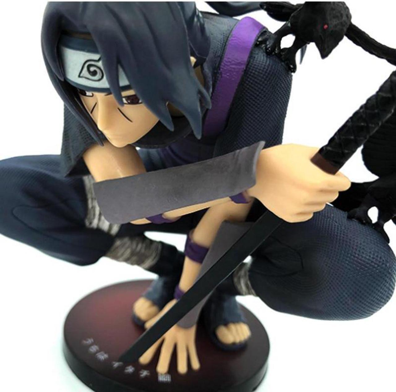 Alt view image 6 of 6 - 18cm 1PC Hot Anime Naruto Series Anbu Crouching Itachi Action Figure Model Doll Cartoon Children's Toys Decoration Ornament(NO BOX)