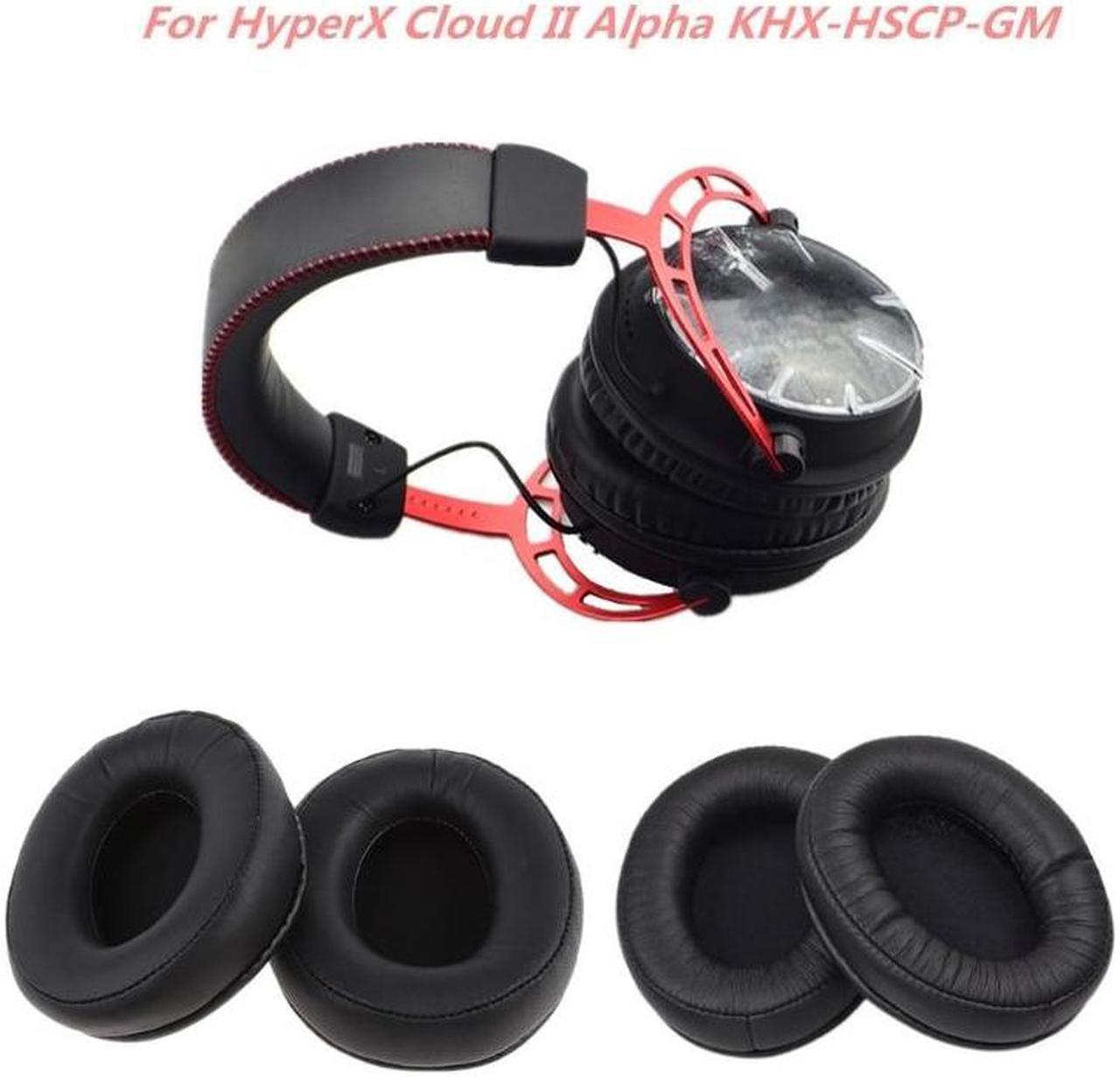 Ear Cushions Pad Cover Sponge Cups Earmuffs 1 Pair Replacement forCloud II for ALPHA KHX-HSCP-GM Noise Blocking Enhance