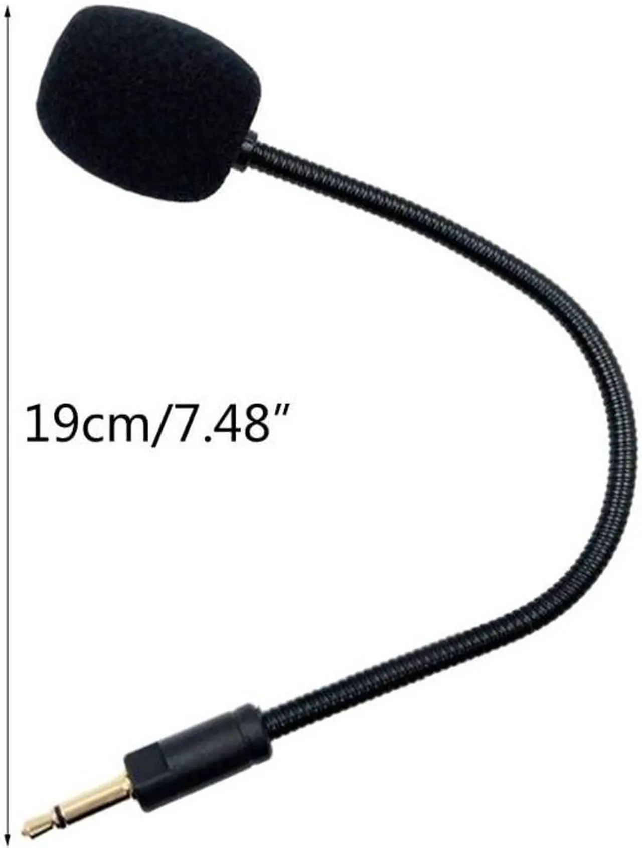 Alt view image 6 of 6 - Microphone for Gaming Headset, Detachable Mic Boom
