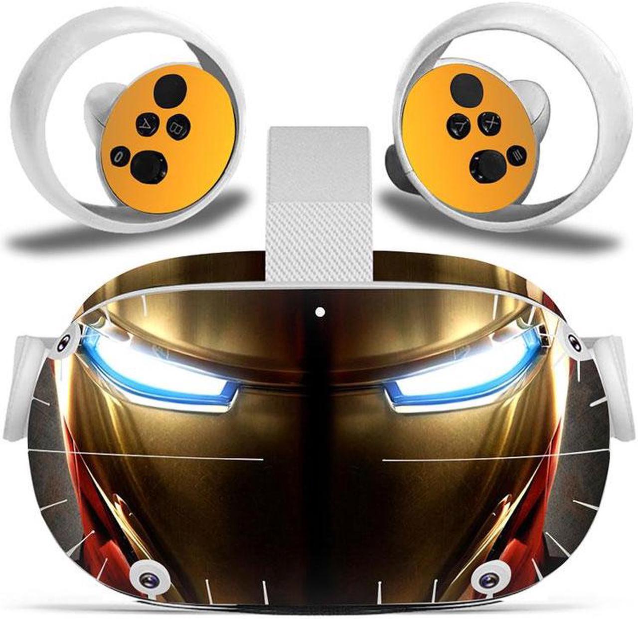 Iron man Vinyl Skin Sticker for Oculus Quest 2 VR Sticker Headset Virtual Reality Decals Protective PVC Skin(TN-OQVR2-0075)