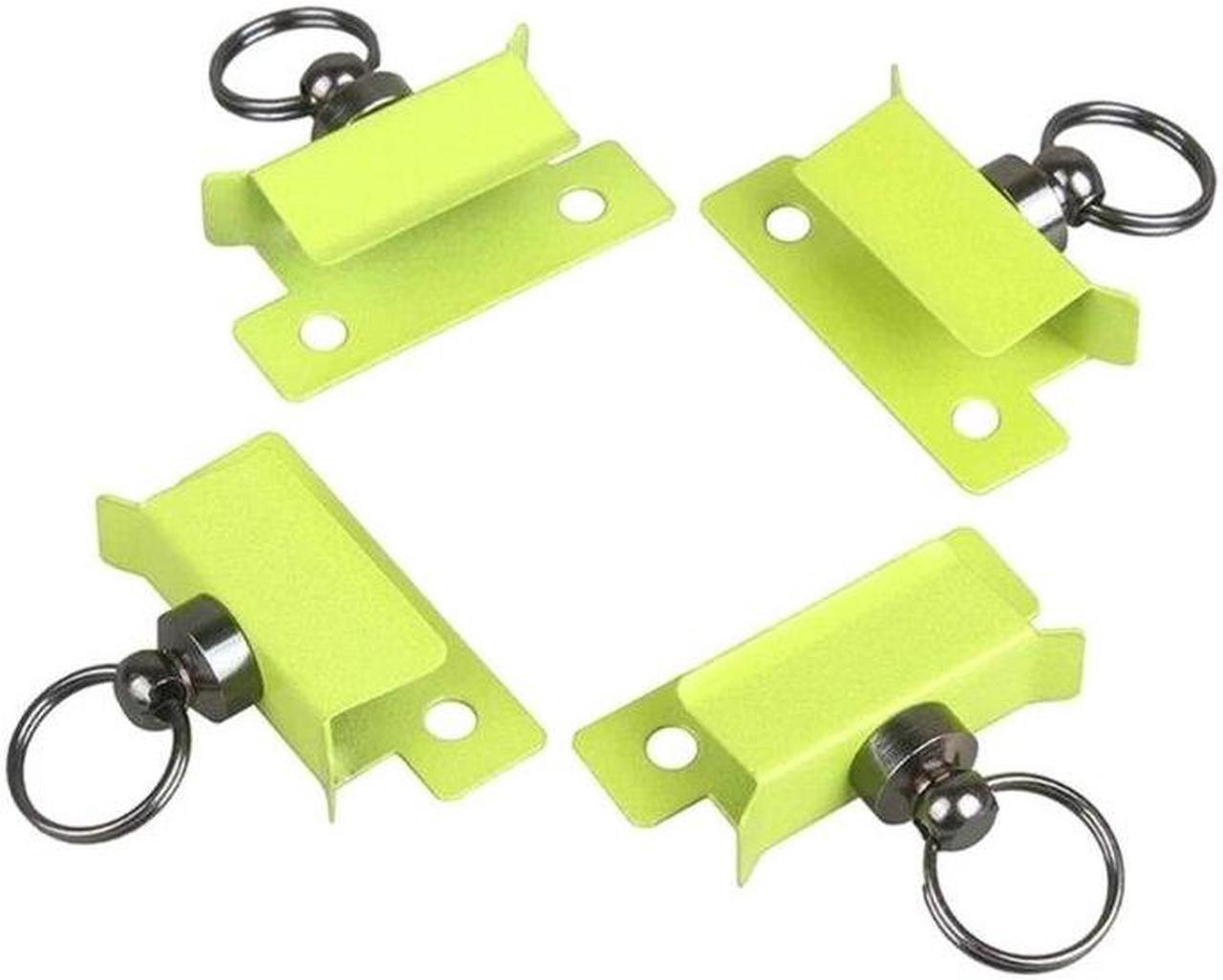 4PCS Stainless Steel Fixed Clip Clamp 3D Printer Glass Hotbed Color Clips Clamps(for apple green)