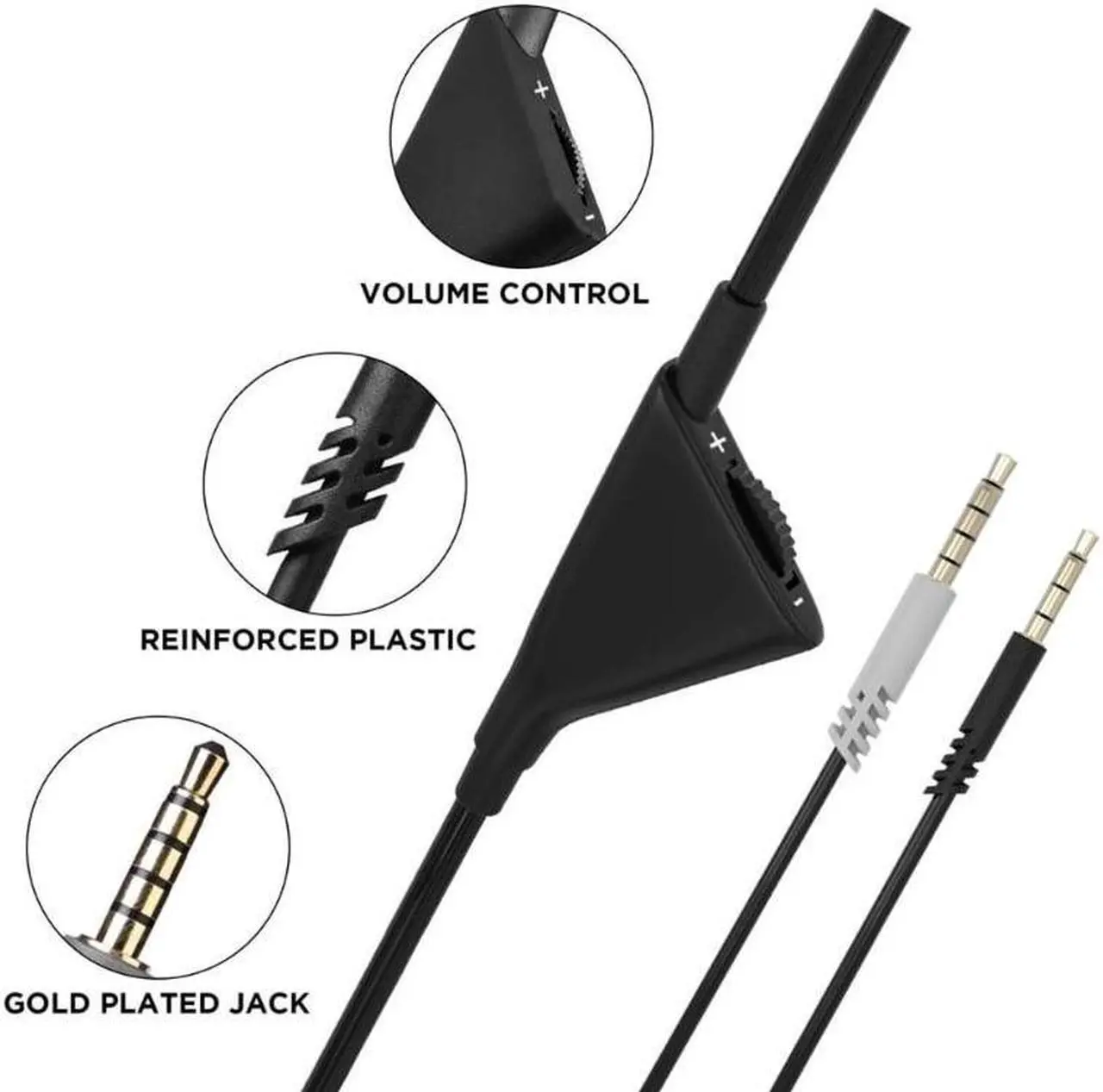 Alt view image 2 of 6 - Cable Cord Free Mic with Volume Control for A10 A40 A30 Fits  1