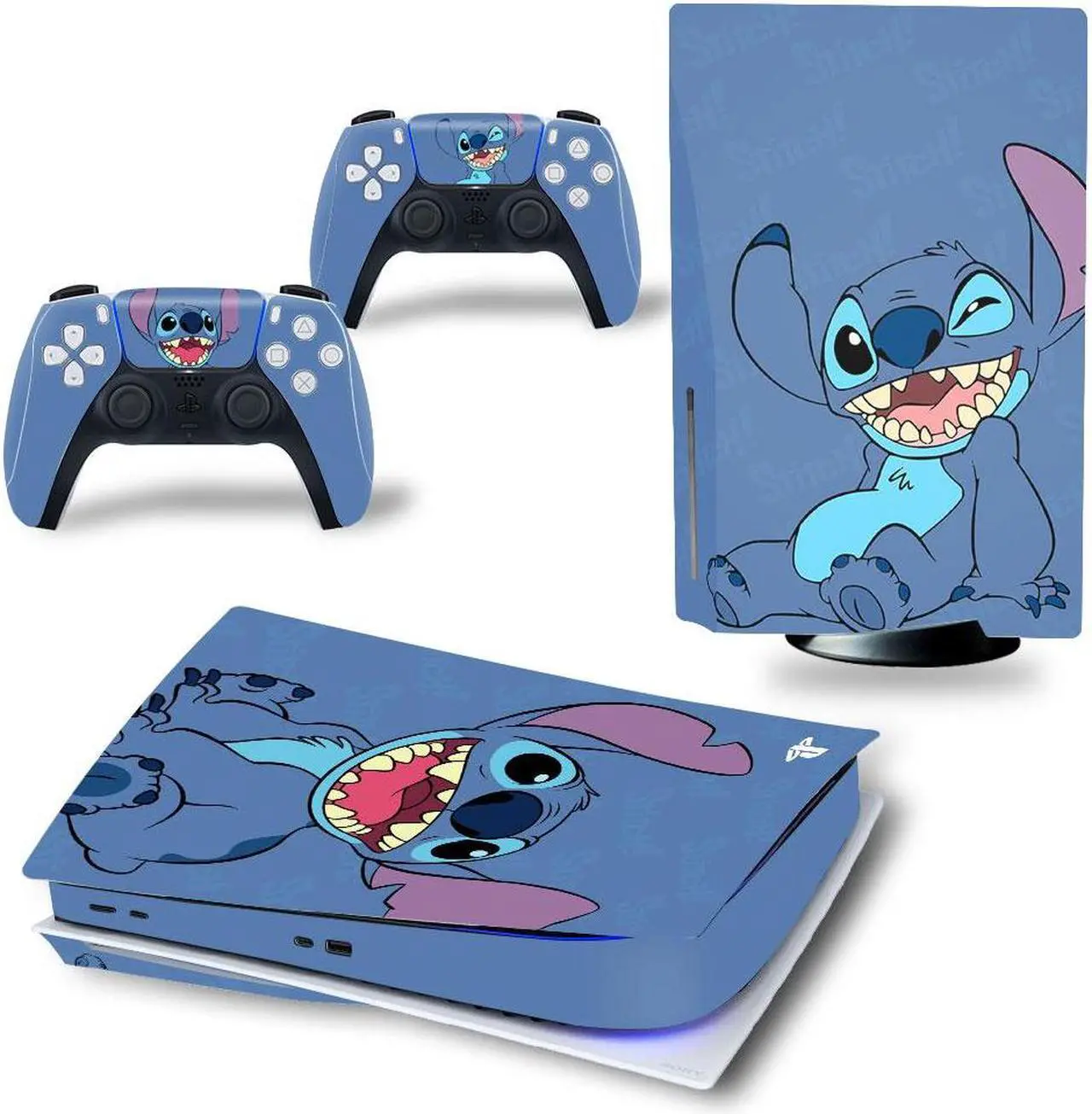 Main image of Stitch Vinyl Skin Sticker for PS5 Disk Dick P S 5 Console Controller Full Game Protective Film(TN-PS5Disk-3114)